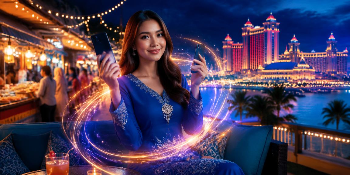 Pengguna Malaysia mengakses platform bantuan88 dengan selamat melalui telefon pintar di Genting Highlands
